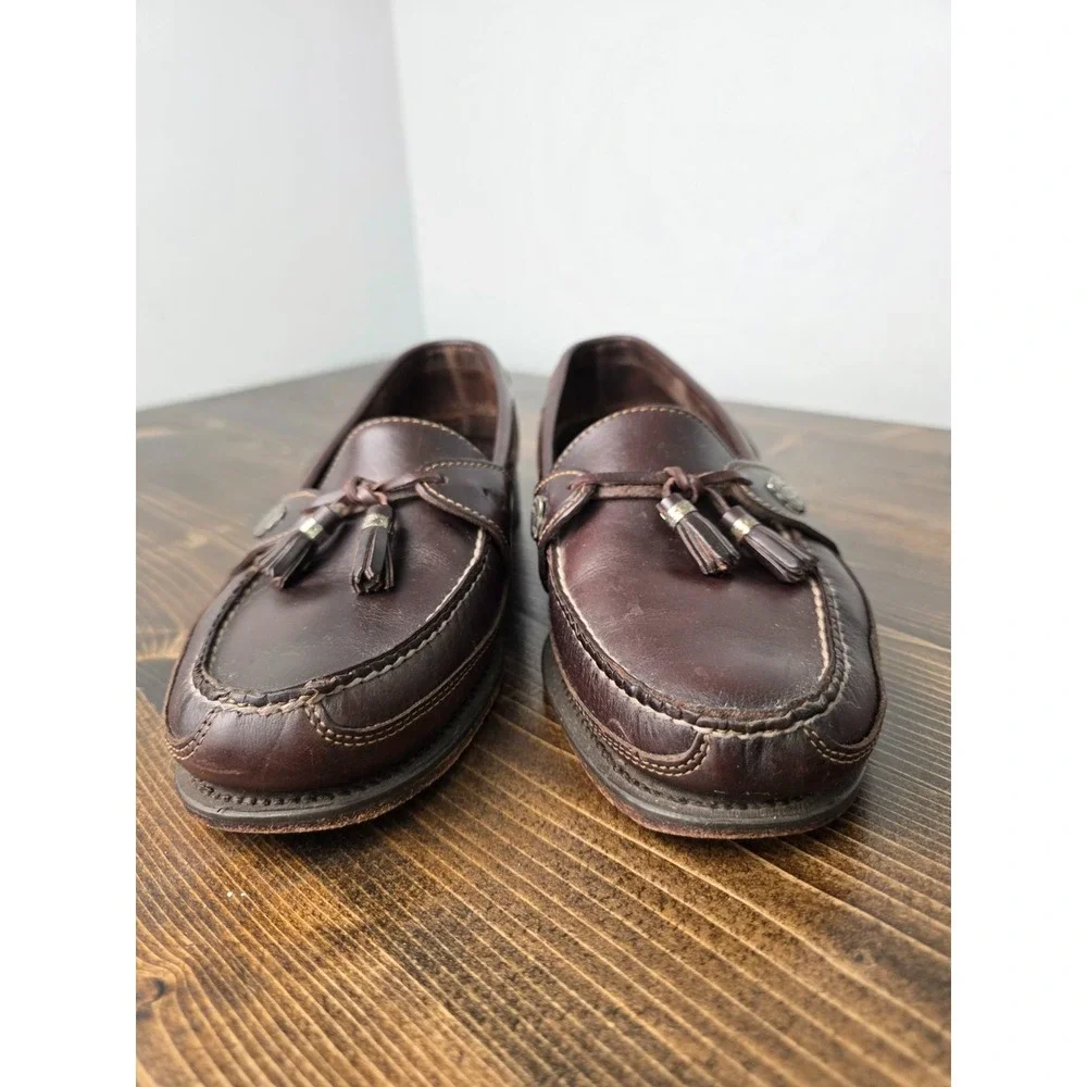 Dexter Men's Shoes‎ Size 10 Brown Leather Slip On Boat Loafers 945256 USA